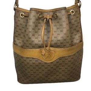 Gucci Vintage Bucket Bag Micro GG Diamond Bag